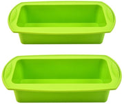 Forma per pane e dolce in silicone - 2 pezzi - 27 x 14 x 6,5 cm - Adatto per torte e pane - Forma antiscivolo per pane in silicone - Forma rettangolare in silicone - Forma per mousses in silicone - Accessori per cottura e preparazione di torte e dolci DIY