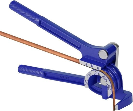 Gerecuperatore manuale a 180 gradi per tubi - 3-in-1 attacco per tubi - 1/4 pollice 5/16 pollice 3/8 pollice - Buiga tubi in rame - Buiga tubi in alluminio e messings