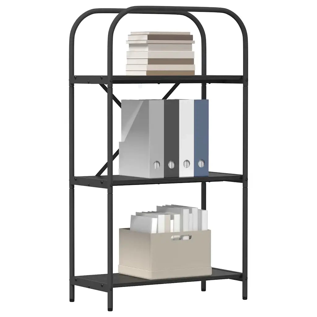 Libreria Rovere Nero 60 x 30 x 109 cm Legno multistrato 879863