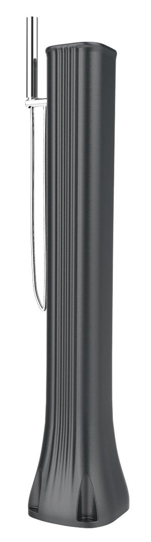 Doccia Solare da Giardino 23L Miscelatore e Doccetta Mobile Arkema Happy Go Grigio Antracite