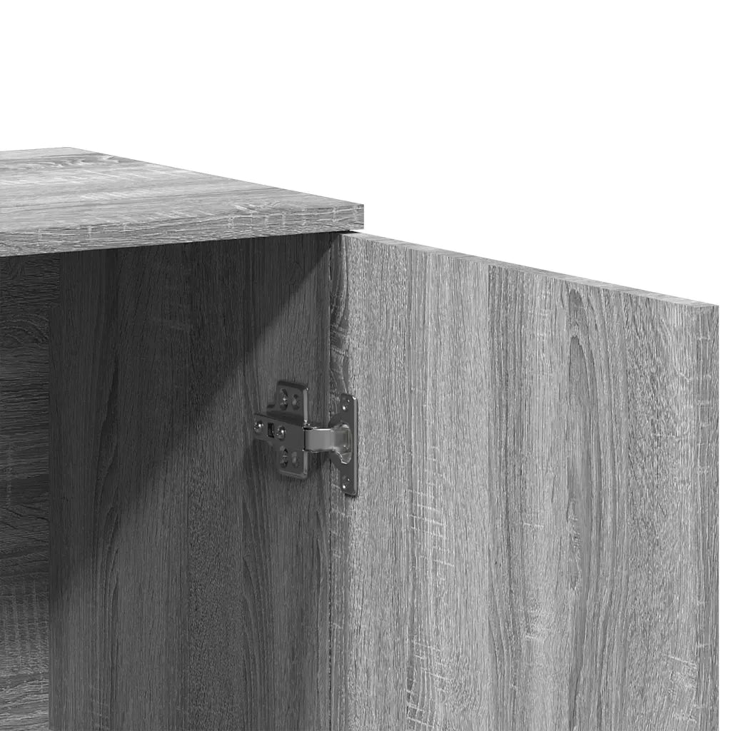 Credenza-Buffet-Armadio da cucina Grigio Sonoma 79x38x80 cm in Legno Multistrato 488355