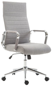Sedia ufficio KOLUMBUS in tessuto grigio