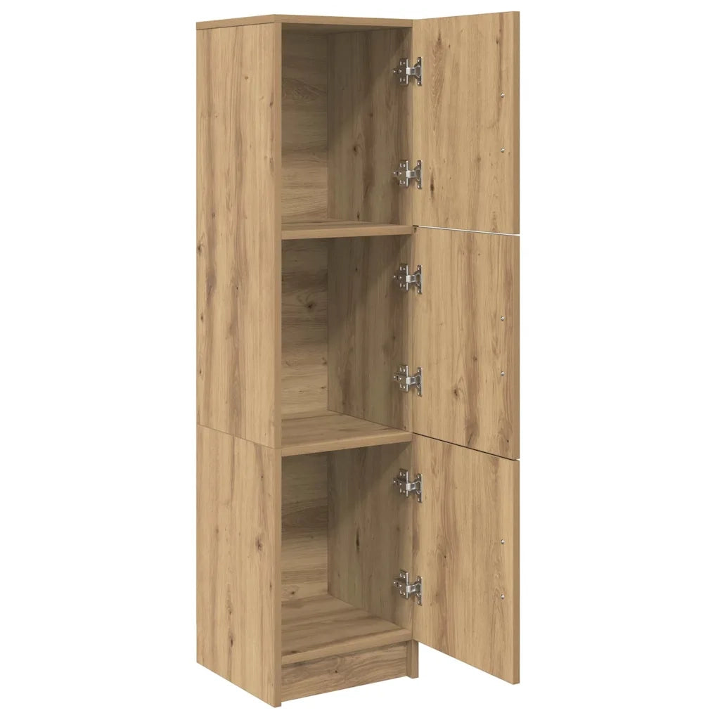 Credenza-Buffet-Armadio da cucina Rovere artigianale 31.5 x 32 x 122.5 cm