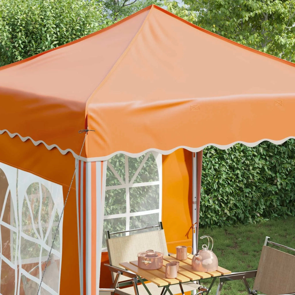 Tenda per feste a pop-up-Gazebo Arancione 195 x 195 x 245 cm 177660
