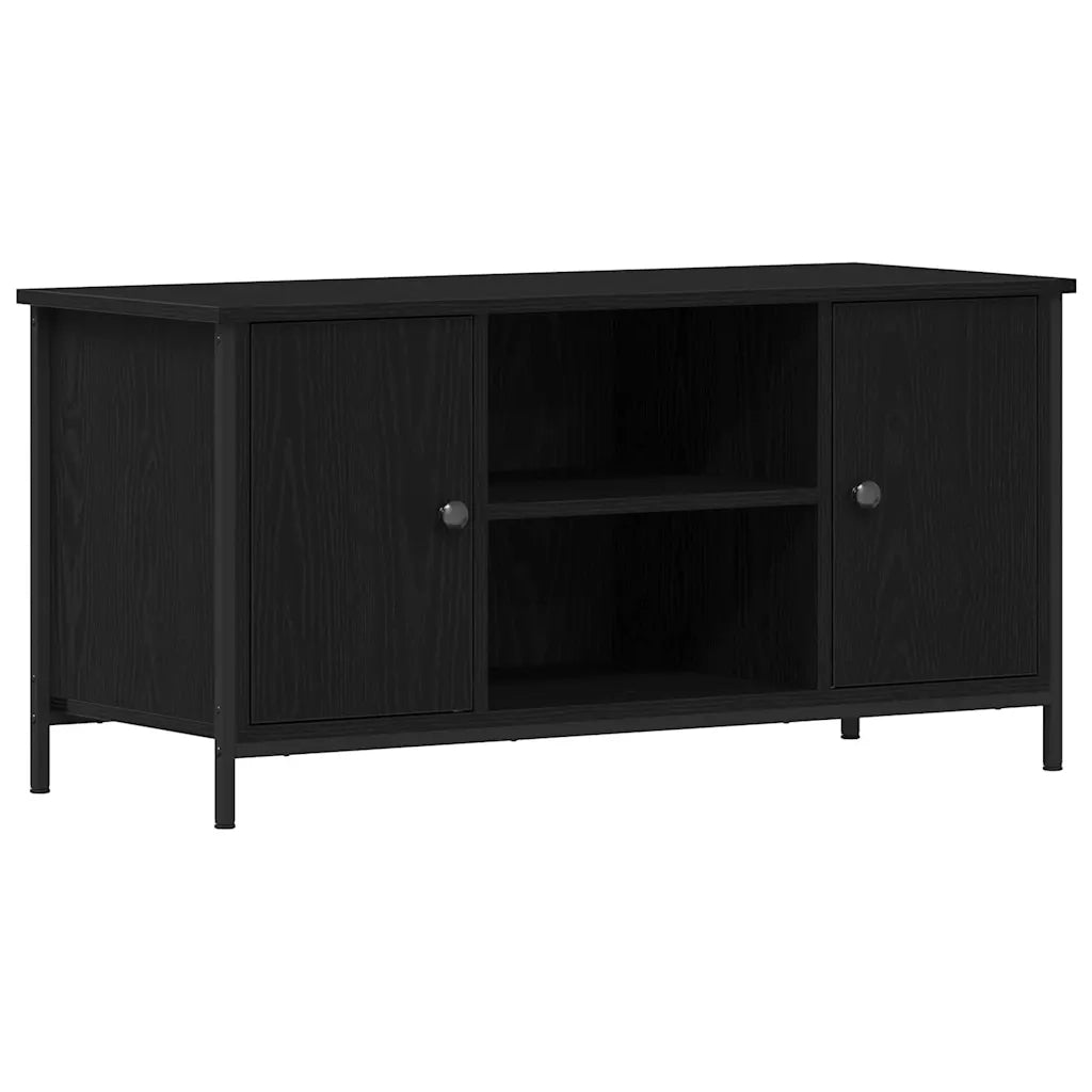 Mobile TV 100 x 40 x 50 cm Rovere nero Legno ingegnerizzato 862141