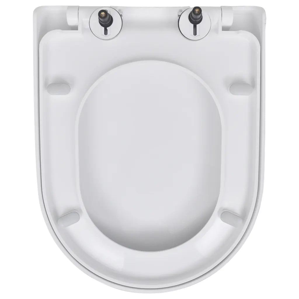 Copriwater a Chiusura Rallentata 2 pz Plastica Bianco CFW8762616