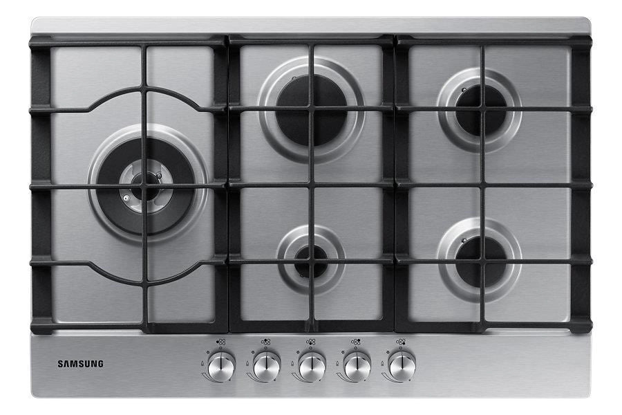Samsung NA75J3030AS piano cottura Acciaio inox Da incasso Gas 5 Fornello(i)