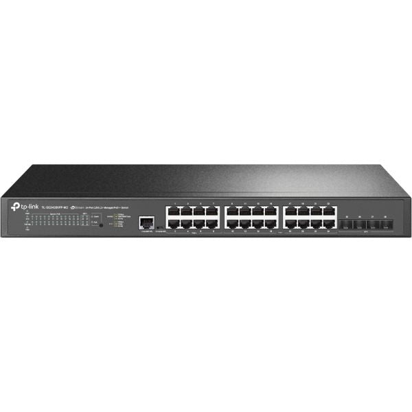 Tp-link omada sg3428xpp-m2 switch di rete gestito l2+ 2.5g ethernet (100/1000/2500) supporto power over ethernet (poe) 1u nero - TL-SG3428XPP-M2