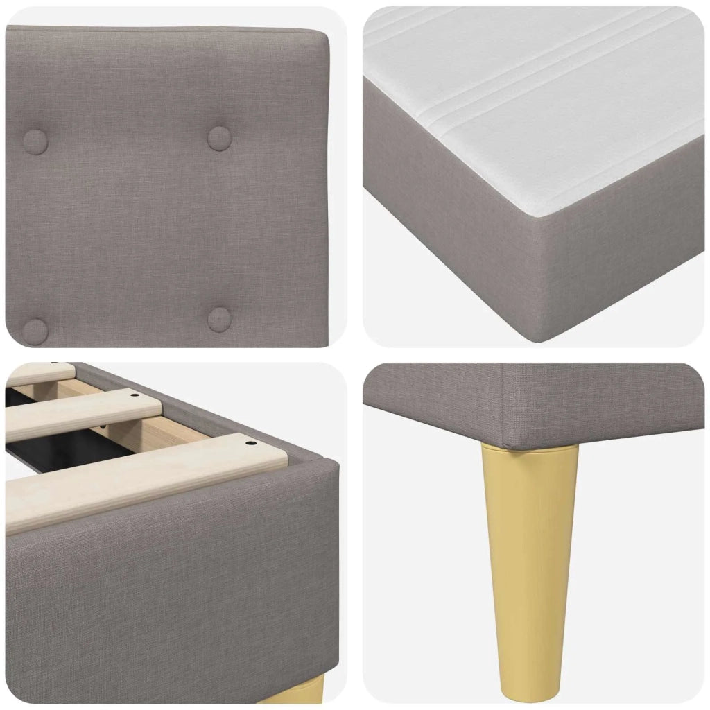 Struttura letto con materasso Talpa 90 x 200 cm Tessuto 3415091