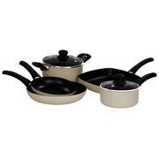 Set di 2 Batteria 7pz Fusion In Alluminio Stampato E Fondo Induzione