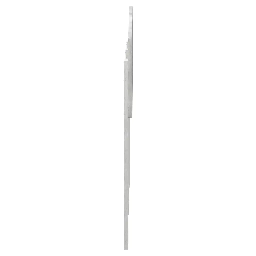 Testiera-Testata-Testiera Decorativa Grigio cemento 120 cm Legno multistrato 289881