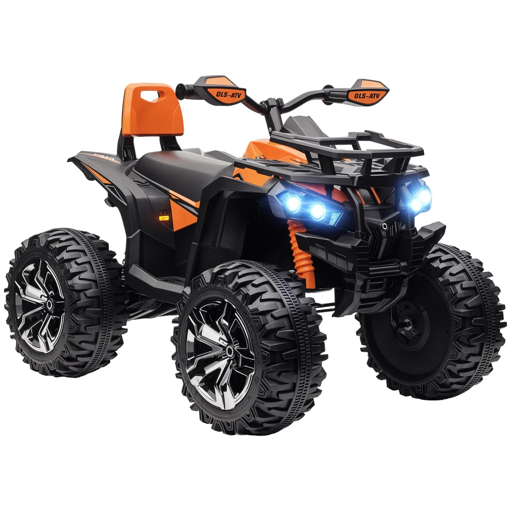 Veicolo elettrico per bambini 12V ¨C Xylo ¨C arancione, 3-8 km/h, luci LED, MP3, 3-5 anni