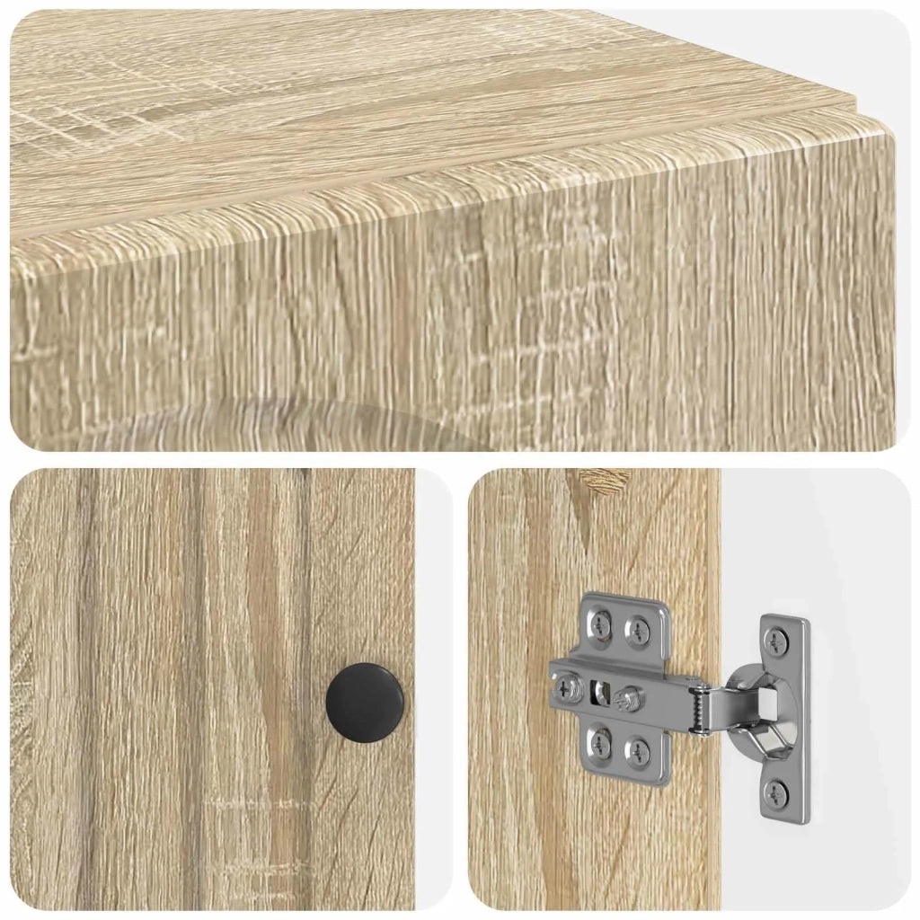 Mobile per scarpe ALKMAAR 59,5 x 39,5 x 90 cm Rovere Sonoma 896207