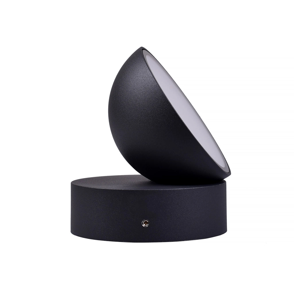 APPLIQUE LED DA ESTERNO 12W CON CCT SWITCH - ILLUMINAZIONE REGOLABILE A 3 TEMPERATURE DI COLORE IP54 DESIGN MODERNO IN ALLUMINIO