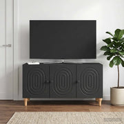 Mobile TV Nero 99 x 34,5 x 50 cm Legno ingegnerizzato 894256