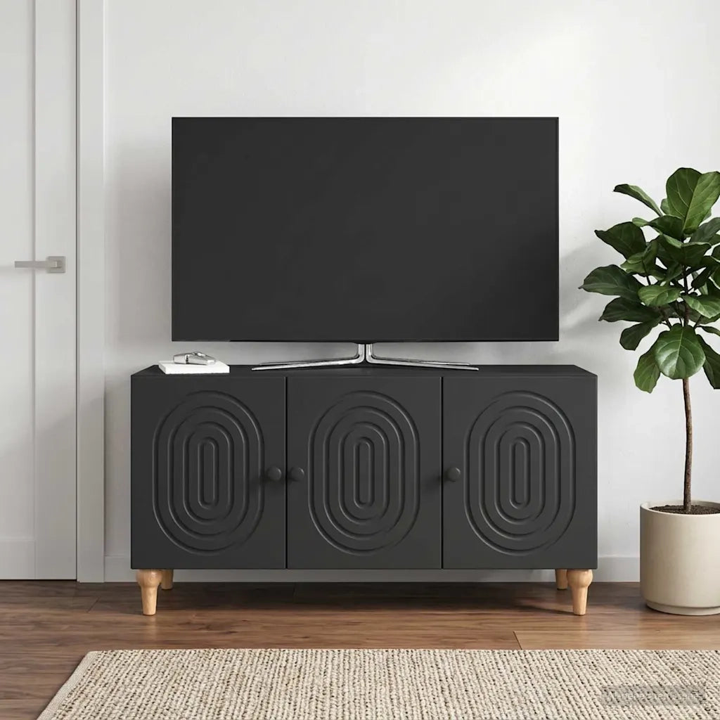 Mobile TV Nero 99 x 34,5 x 50 cm Legno ingegnerizzato 894256