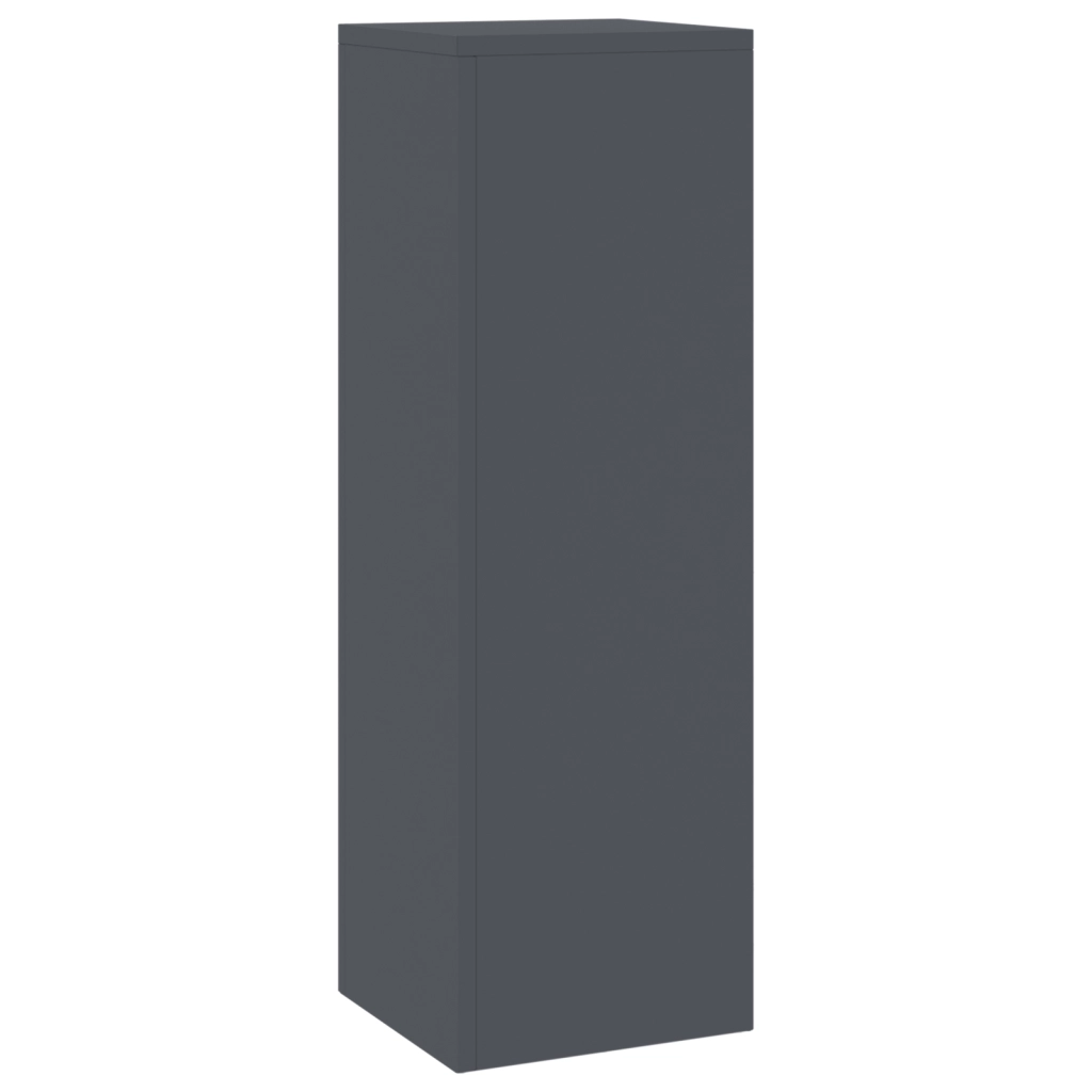 Supporti per Piante da Esterno Pilastro 2 pz Antracite 24x24x75 cm Acciaio