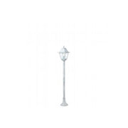 Palo Da Esterno Contemporaneo Old Alluminio E Vetro Bianco 1 Luce E27
