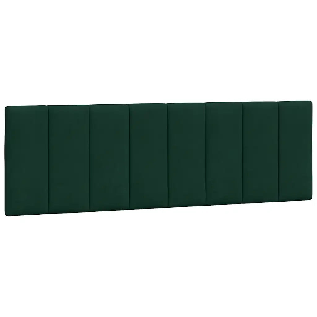Cuscino Testiera Hanko Verde Scuro 160 cm in Velluto 374678