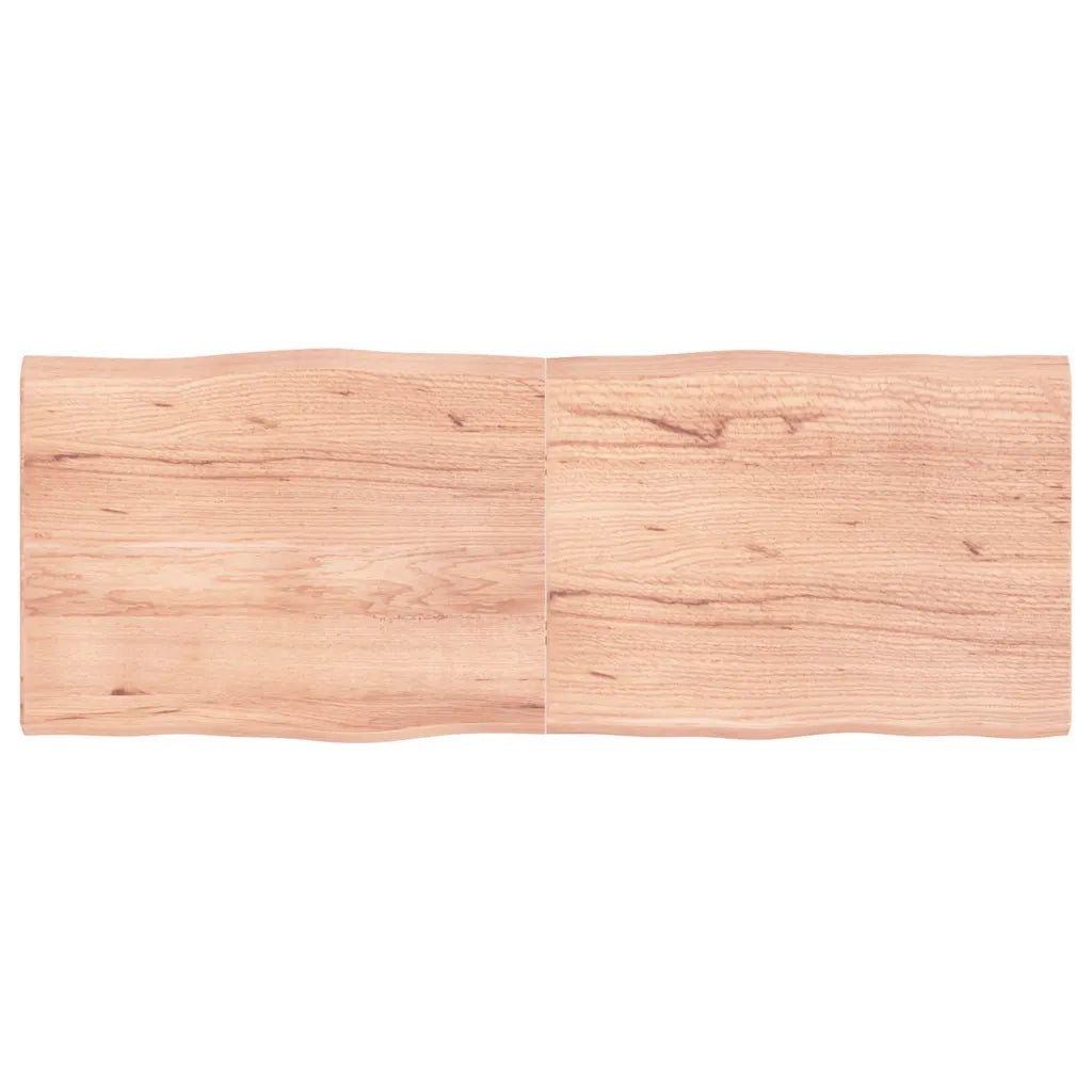 Piano Tavolo Marrone Chiaro 160x60x(2-4) cm Rovere Non Trattatocod mxl 102551