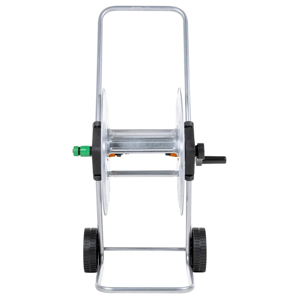 Carrello Avvolgitubo per Tubo Flessibile 60 m 1/2" in Acciaio