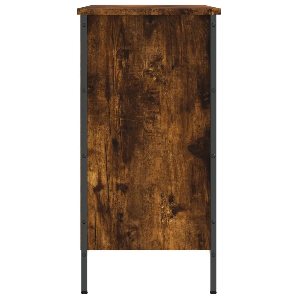 Scarpiera | Mobile per scarpe Rovere Fumo 100x35x70 cm in Legno Multistrato