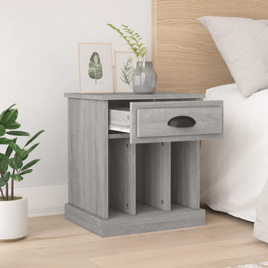 Comodini 2 pz Grigio Sonoma 43x36x50 cmcod mxl 79356