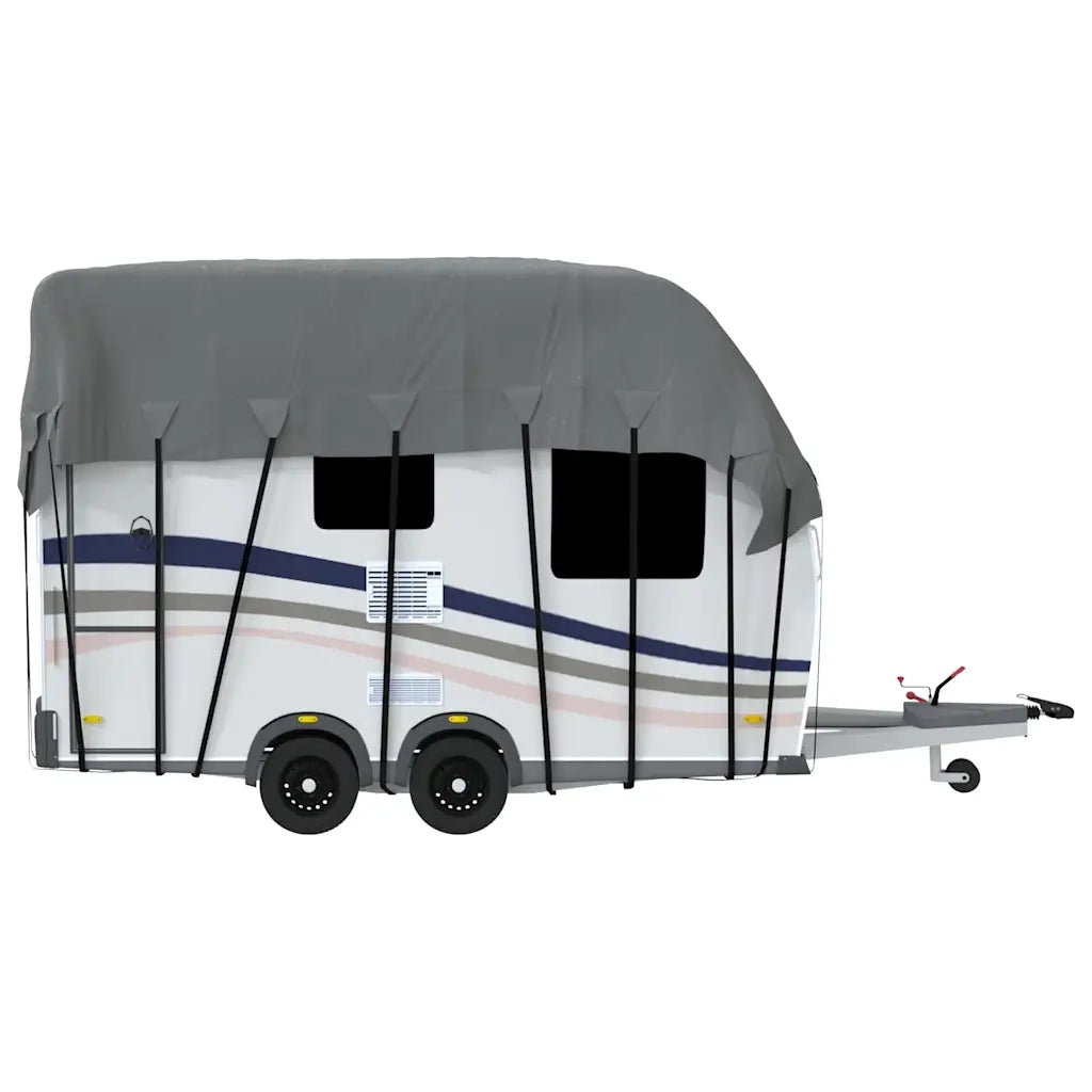 vidaXL Telo per Roulotte Grigio 500x300 cm in Tessuto Non Tessuto
