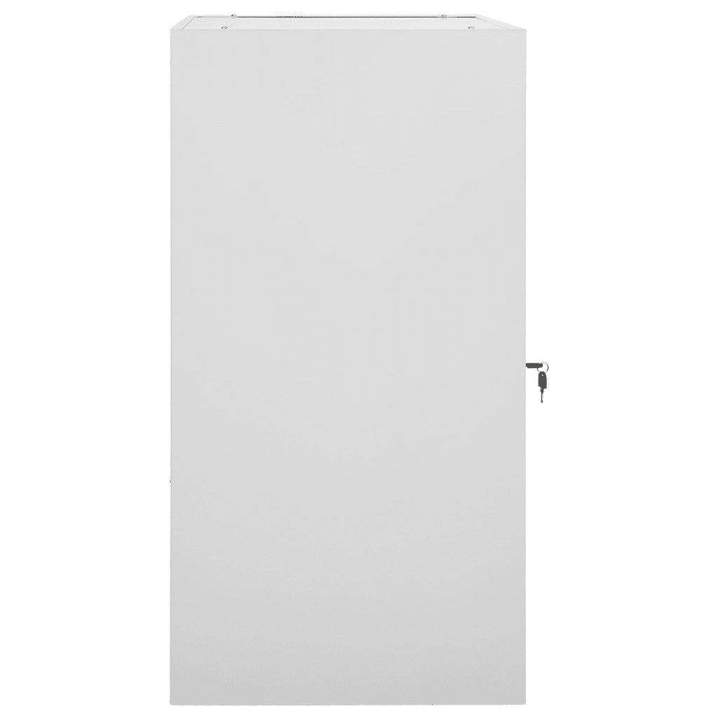Armadio Porta Sella Grigio Chiaro 53x53x105 cm in Acciaio 339604
