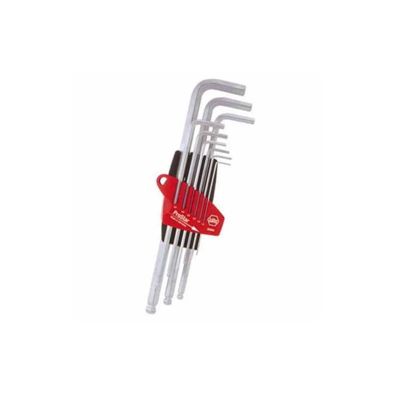 Chiavi Brugola 1,5/10 pz.9 Lunghe Cr 369Sbs9 Wiha