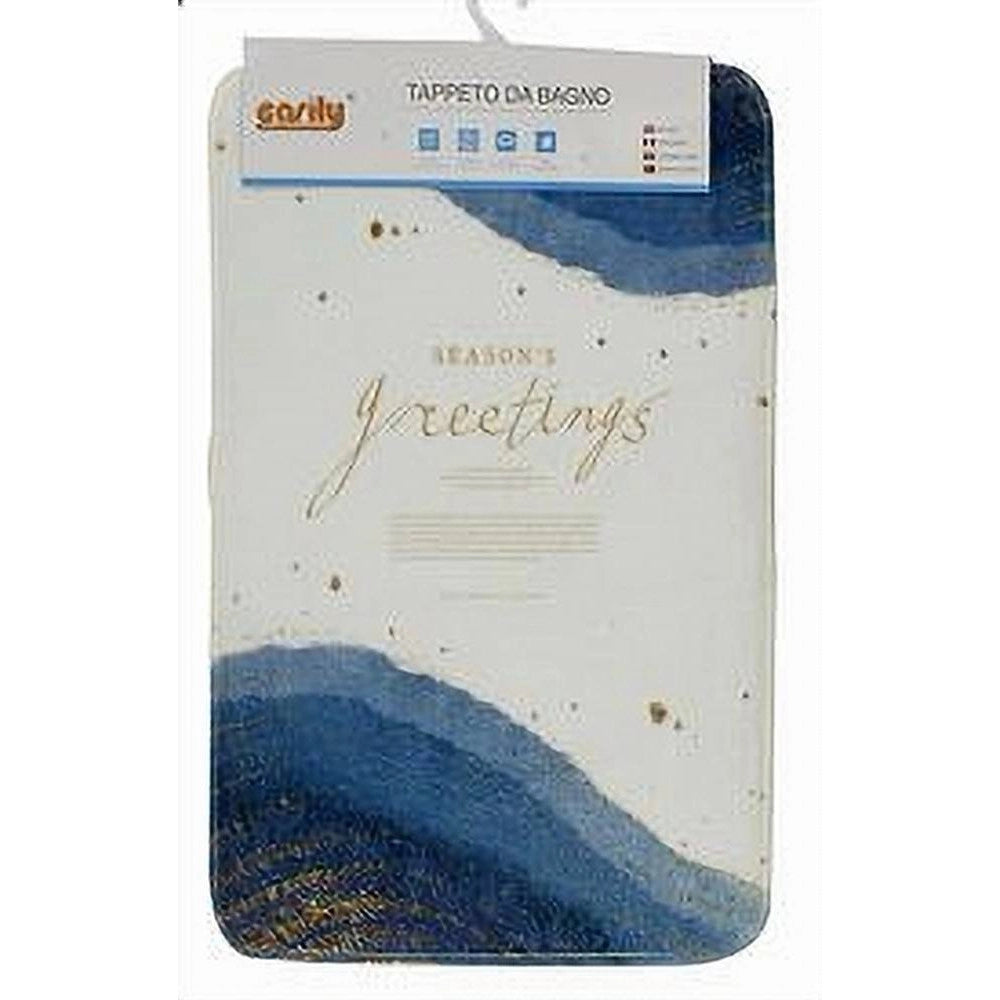 Trade Shop - Tappeto Tessuto Tappetino Arredo Bagno Antiscivolo 50x80cm Fantasie Varie 79446 -