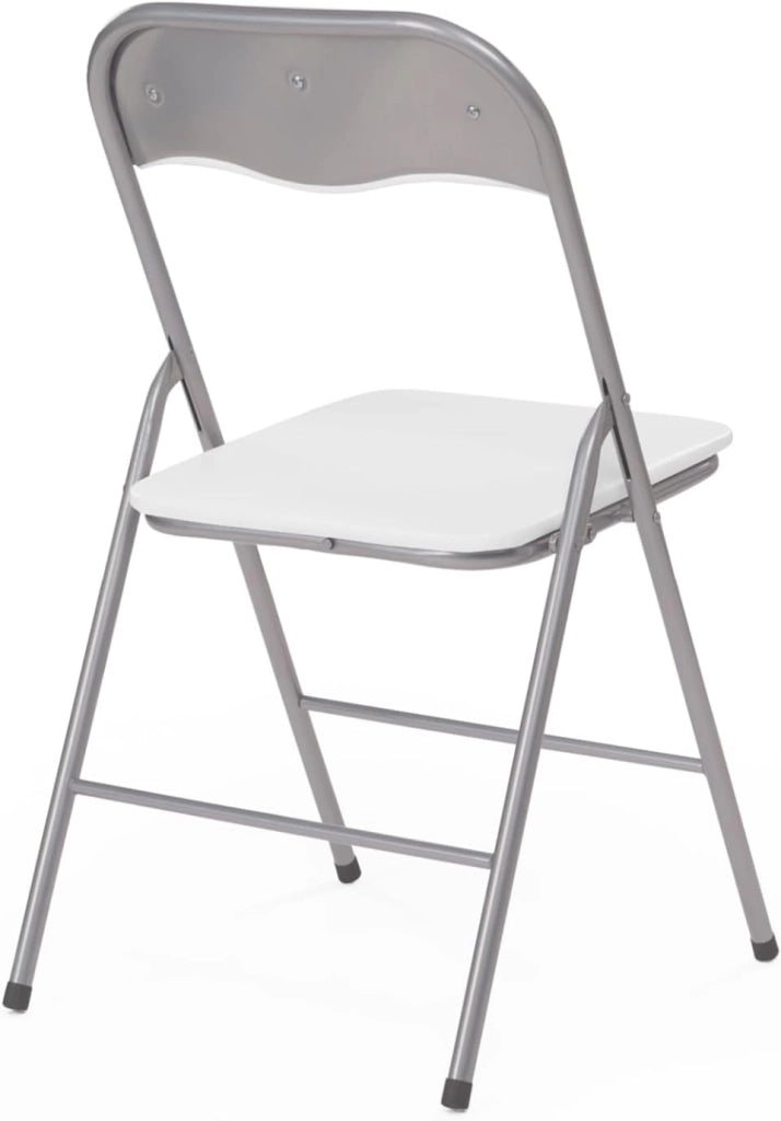Set di 4 sedie pieghevoli in PU bianco KITY