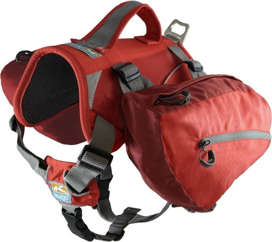Zadeltas per cane, vestiario per cani, zaino per cani per campeggio e viaggio, zaino riflettente e leggero per cani di taglia media e grande