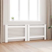 Coperture per Radiatori 2 pz Bianche 112x19x81,5 cm in MDFcod mxl 96268