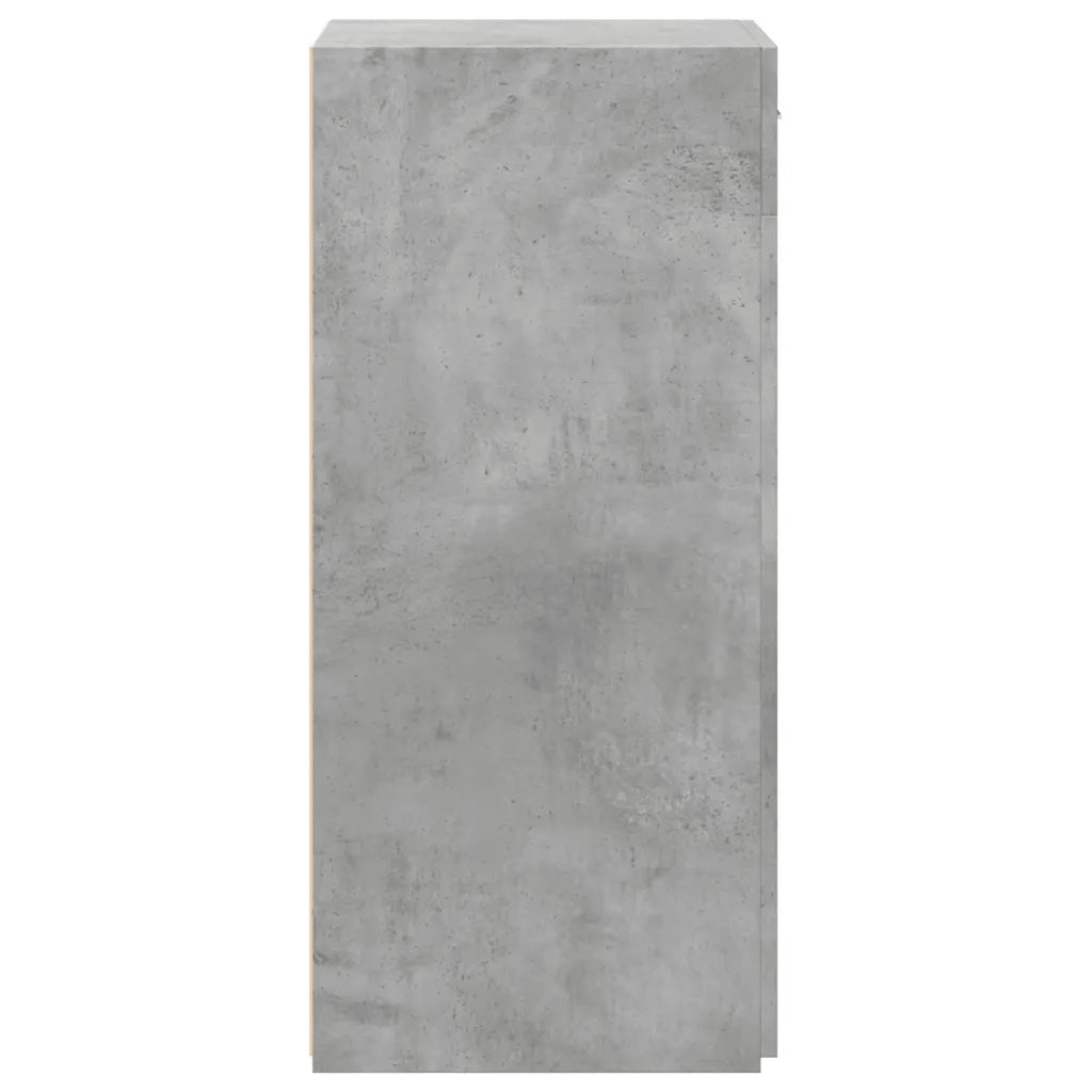 Credenza Grigio Cemento 50x42,5x93 cm in Legno Multistrato 846295
