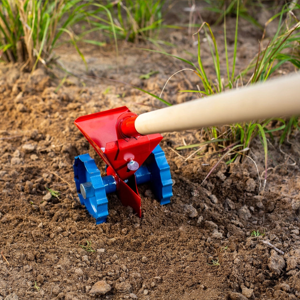 Seminatrice manuale KADAX, spargisemi universale da giardino, regolabile