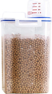 Contenitori a tenuta di aria per alimenti - Scatola di plastica per la conservazione nella cucina - Scatola con coperchio per cereali e farina - Conservazione alimentare a tenuta di aria con scatola di stoccaggio