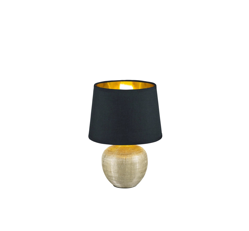 Lampada tavolo da Interno  E14 in Ceramica Oro