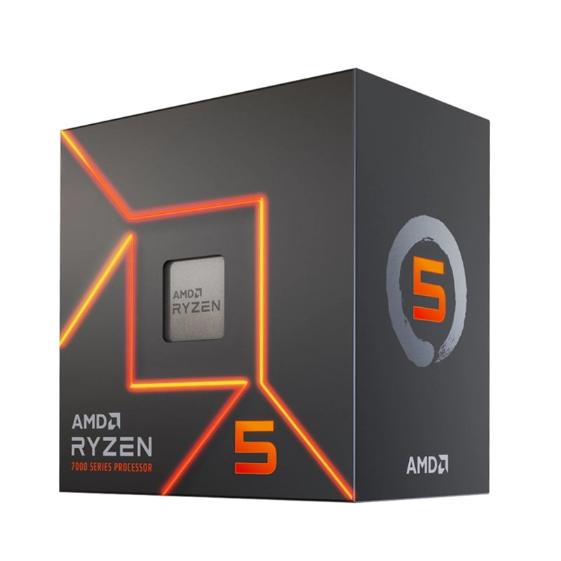 AMD RYZEN 5 7600 B- CPU BOX - SOCKET AM5 -3.8Ghz 32MB 65W + Wraith Stealth Cooler