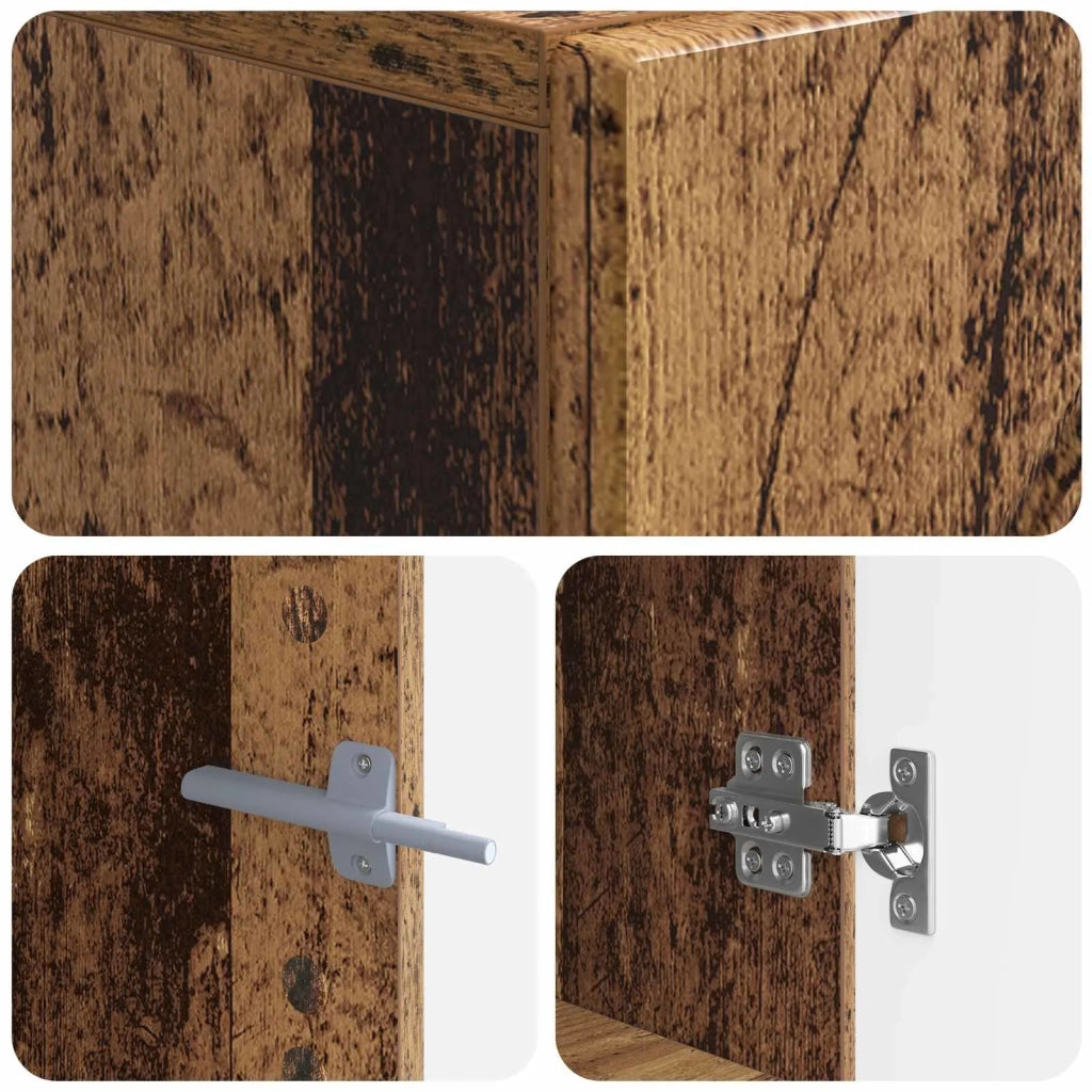Mobile TV ALKMAAR Legno antico Legno ingegnerizzato 896243