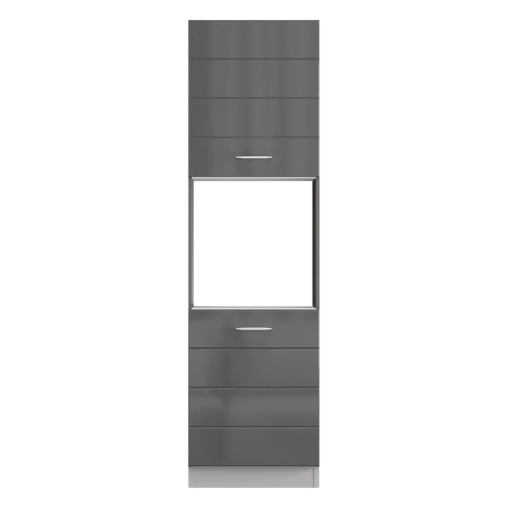 Mobile da Cucina Cochem, Dispensa da Cucina 6 Ripiani, 60x58x214h cm Nero Antracite