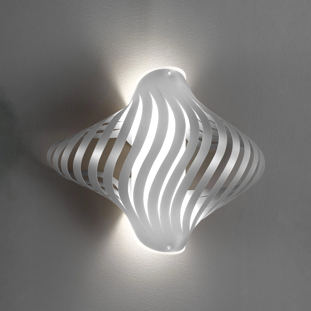 Applique Moderna Helios Polilux ® Argento 2 Luci E27
