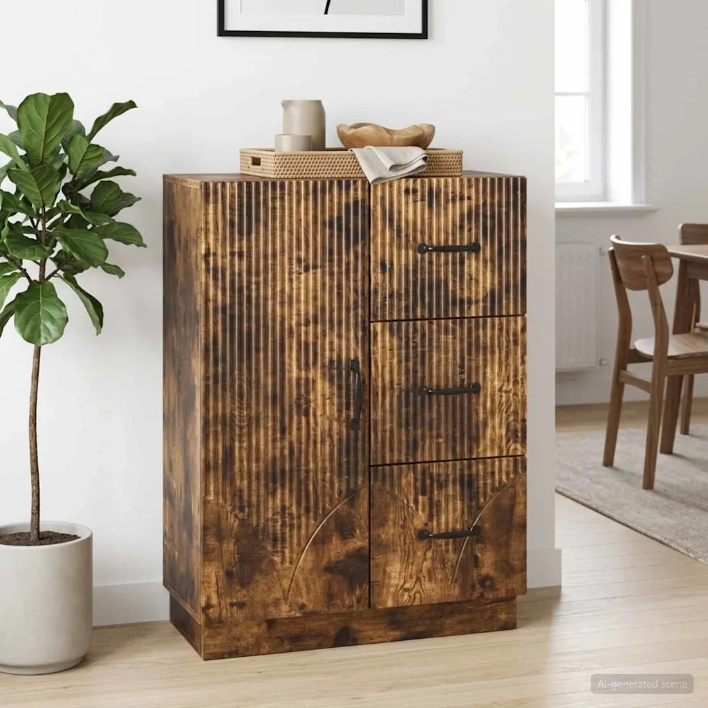 Credenza Rovere Fumo 66 x 34,5 x 87 cm Legno ingegnerizzato 895320