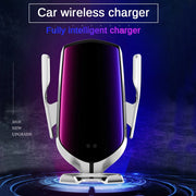 Trade Shop - Portacellulare Carica Batteria A Induzione Ir Universale Per Auto Smartphone -