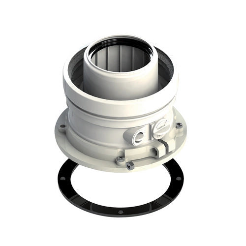 Kit Attacco per Tubo Coassiale Verticale 100 x 60 Ferro Ø 100 x 60