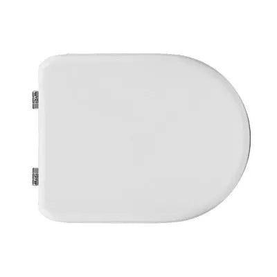 Copriwater dedicato per Serie Esedra Ideal Standard in legno bianco con cerniere