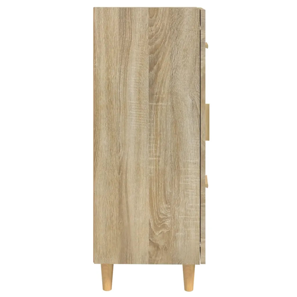Credenza-Buffet-Armadio da cucina Rovere Sonoma 69,5x34x90 cm in Legno Multistrato 325214