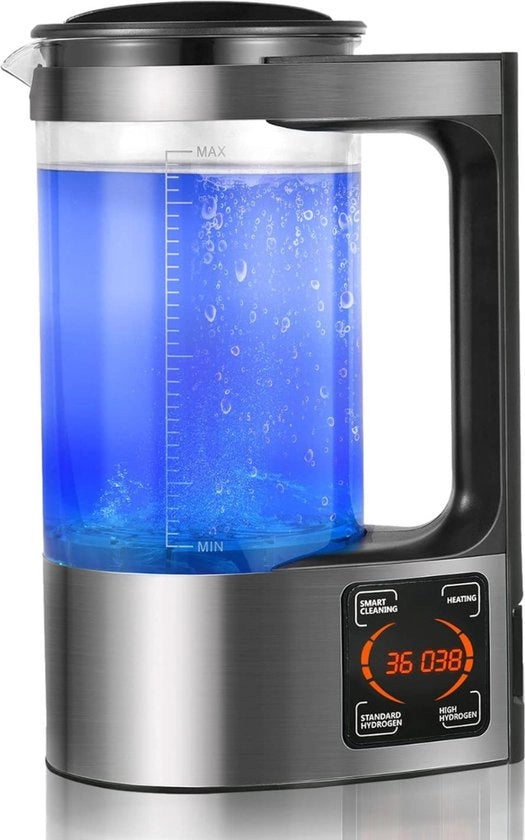 Generatore di Ossidazione di Acqua, 2L Grande Capacità, con Funzione di Termostato e Schermo Touch a LED per l'Uso Familiare