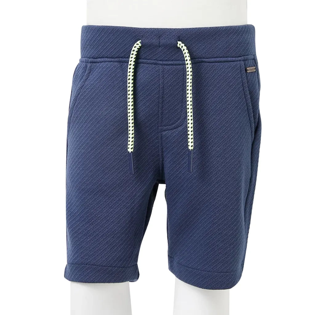 Pantaloncini per Bambini con Coulisse Blu Scuro 140 CFW8954348