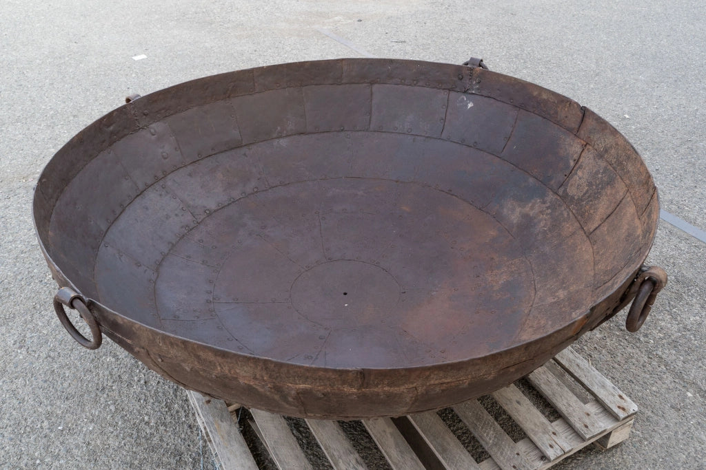 Biscottini VECCHIO CONTENITORE IN FERRO BATTUTO /crogiolo Dimensioni: lunghezza Offerta